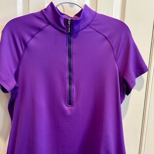 Jofit Purple Raglan Sleeve Polo XL